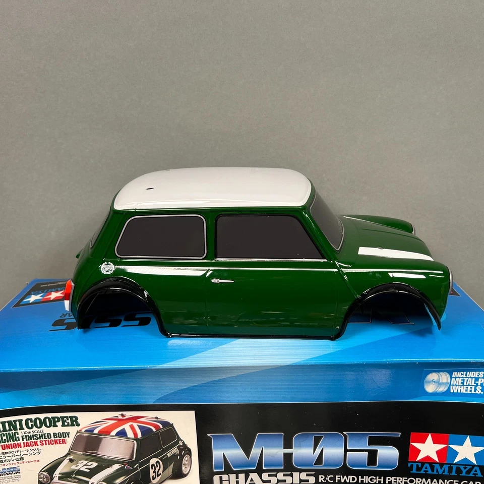 COMO ESTÁ Tamiya 1/10 M-05 Chasis Mini Cooper Racing Union Jack Cuerpo Acabado 84183 Foto 4 de 4
