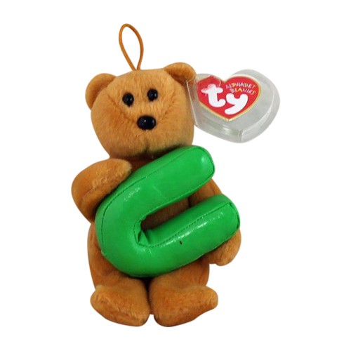 Ty Beanie Baby U - MWMT (Bear Letter Alphanet) - 第 1/1 張圖片