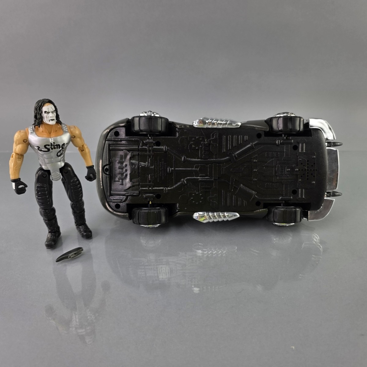 WCW Road Rebels STING Car & Action Figure Electronic Vintage