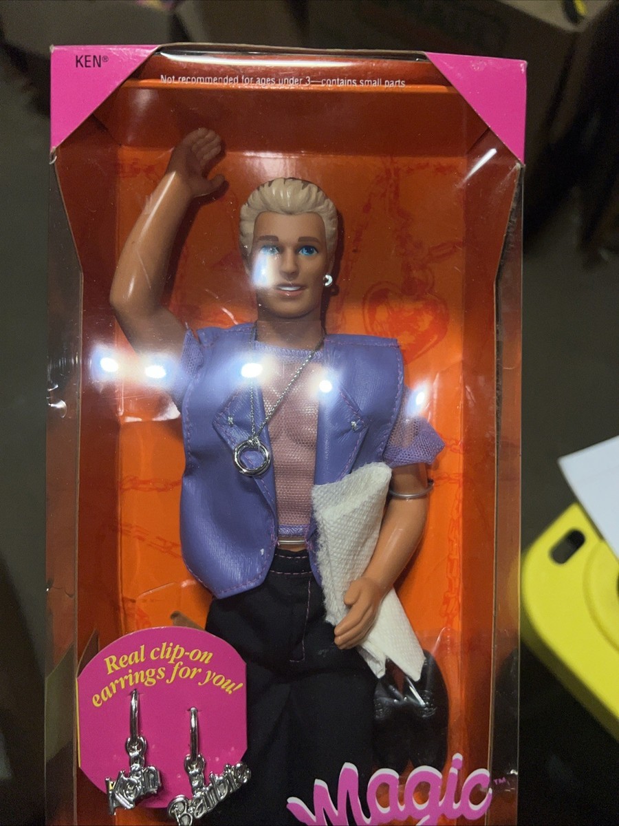 Mattel Earring Magic Ken #2290 c1992 Barbie Doll MIB unused | eBay