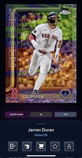 DIGITAL TOPPS BUNT Jarren Duran GILDED 25 SUPER RARE Read
