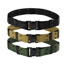 Military Tactical Belt Heavy Duty Security Guard Working Utility Nylon Waistband