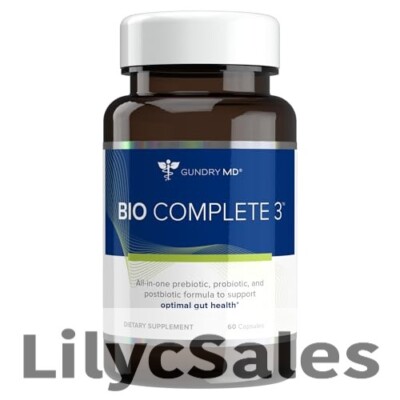 Gundry MD Bio Complete 3, 3-in-1 Probiotics for Gut Health
