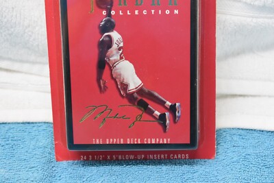 1996 MICHAEL JORDAN COLLECTION 24 UPPER DECK BASKETBALL BLOW-UP