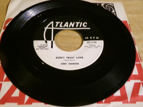 Jerry Diamond 45 - Sunburned Lips - Atlantic 45-1145 White/Black label promo - Picture 2 of 2