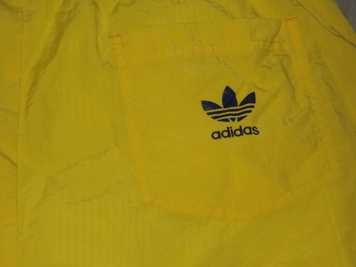 Vintage Rare Adidas 90's Football Sprinters Running Shorts (XL) Excellent Yellow - Picture 3 of 6