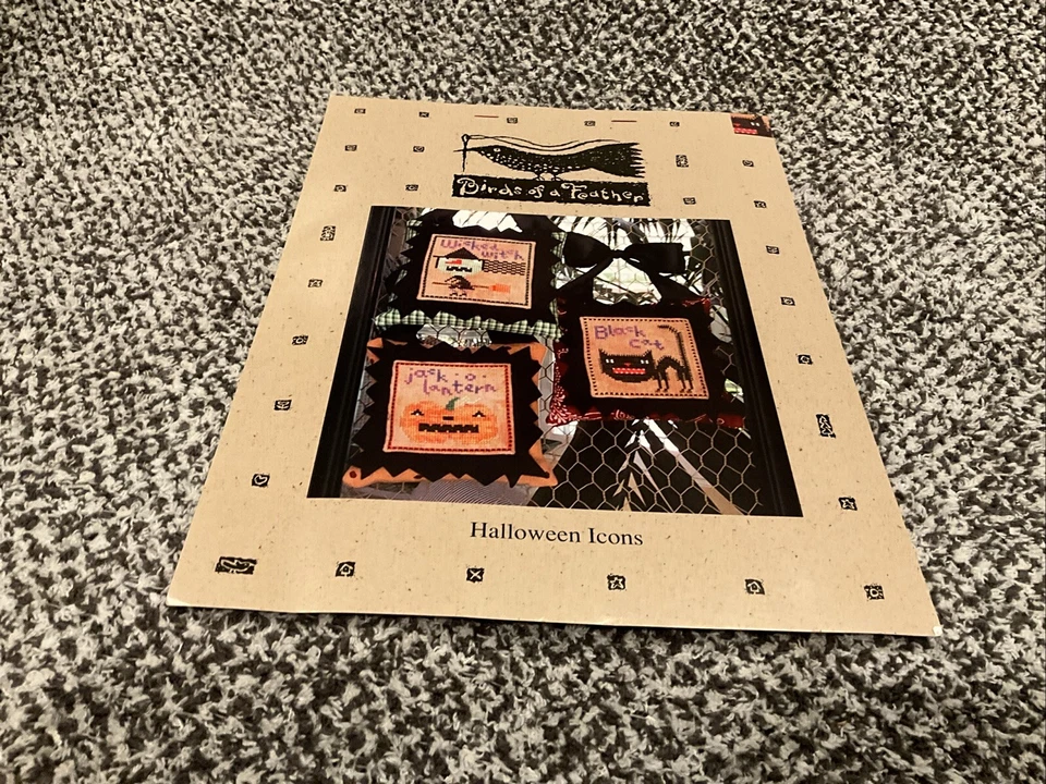 BIRDS OF A FEATHER Halloween Icons B0604 Halloween Icons w/Linen NEW - Image 4 of 4