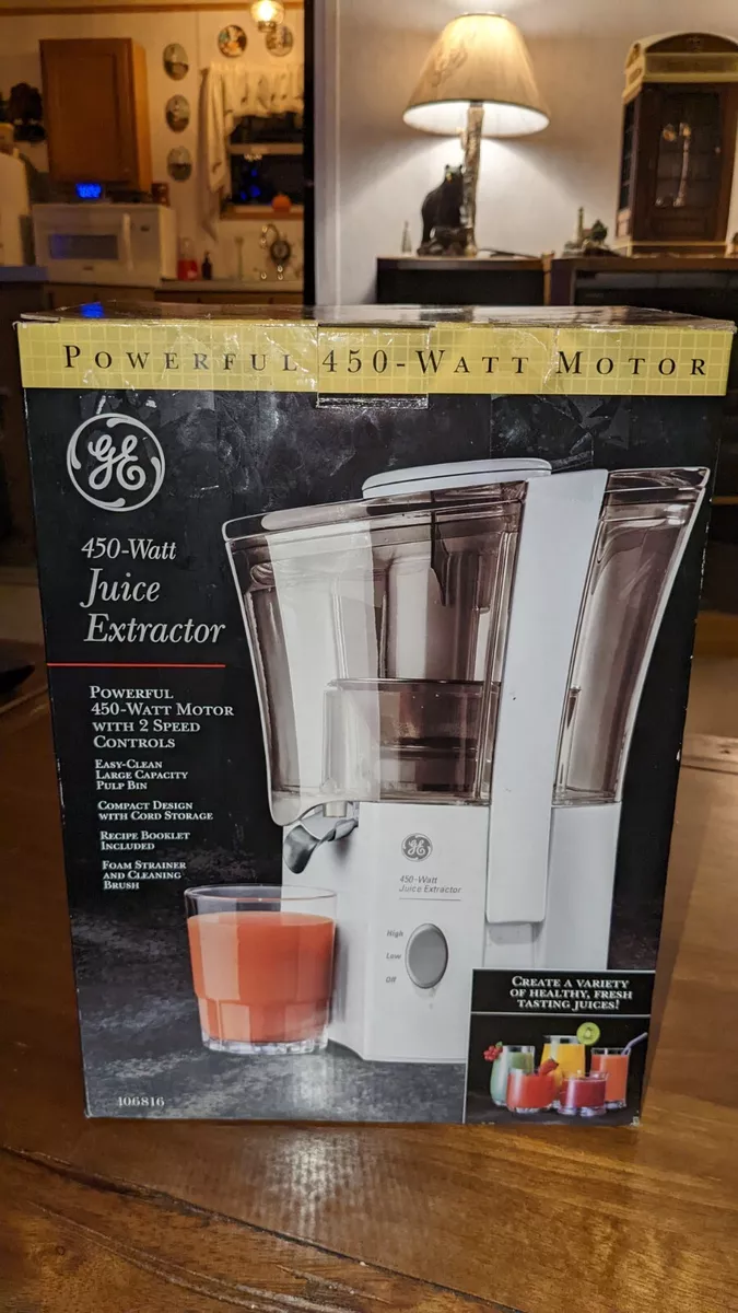 Ge 450 outlet watt juice extractor