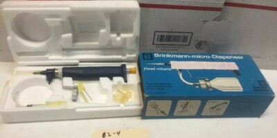 Brinkmann Micro Dispenser Hand Held Dispenser Fixed Volume Cat P4989-10