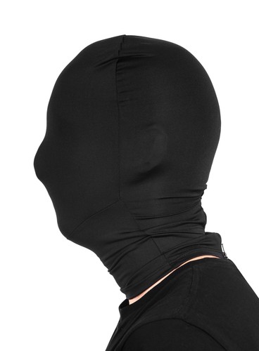 Schwarze Phantom Maske - Strumpfmaske aus Stoff - Klein, aber oho: elastische - Bild 2 von 2