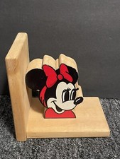 Decorative Wooden Minnie Mouse Book End