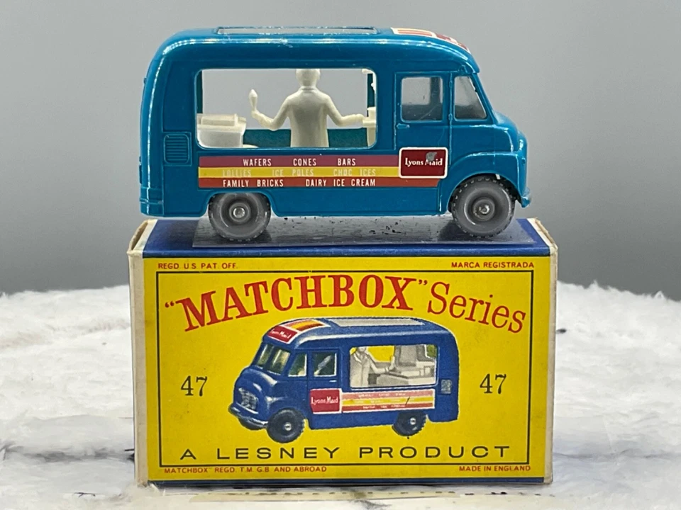 Cantimplora Moko Matchbox No.47B Com. Ice Cream 1963 Como Nueva, Original En Caja Original Foto 4 de 4