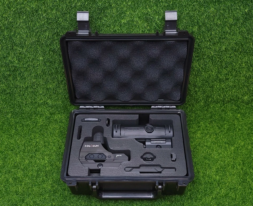 Holosun Red Circle Dot Reflex Sight Combo w/ HM3X Magnifier - HS510C+HM3X