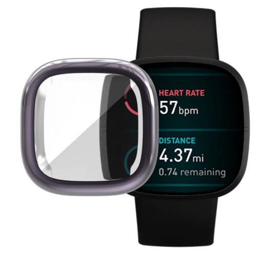 Für Fitbit Versa 3 Fitbit Sense Watch Vollabdeckung Displayschutzfolie TPU Case Cover - Bild 19 von 20