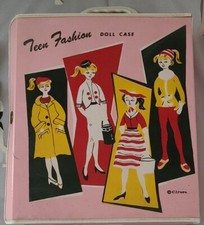 Vintage Pink 1960 Doll Case
