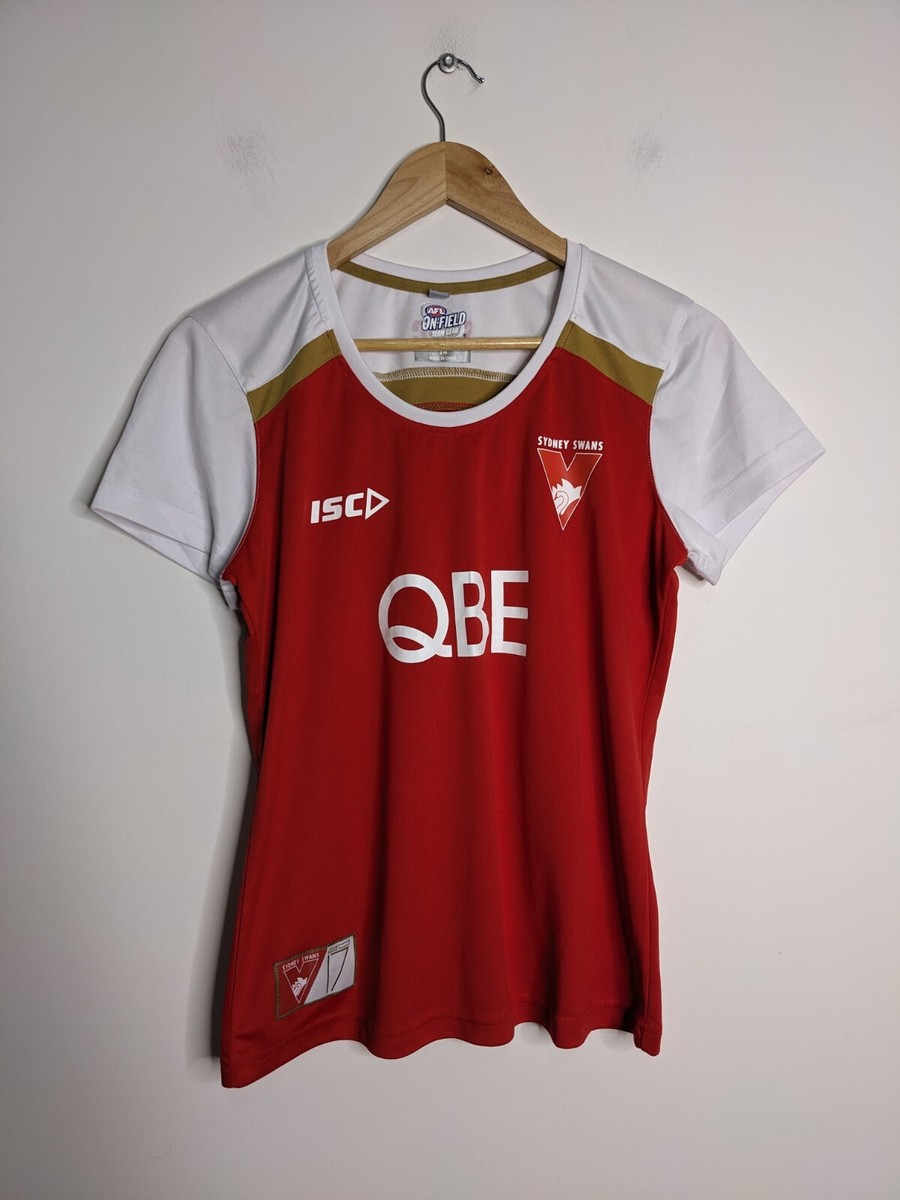 ISC AFL Sydney Swans Jersey Kids 14 Red Australian Rugby Y2K