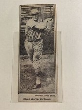 Chick Hafey St. Louis Cardinals 1937 Sporting News Baseball Panel