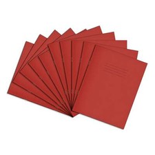 Image of RHINO A5+ Exercise Books, 80-Page / 8mm Lined with Margin, 11 Colours, 10-Pack