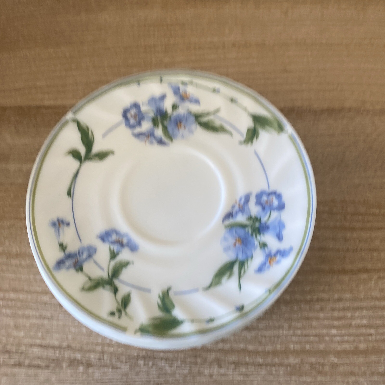 Te Pattern Saucer Floral Set Of 6