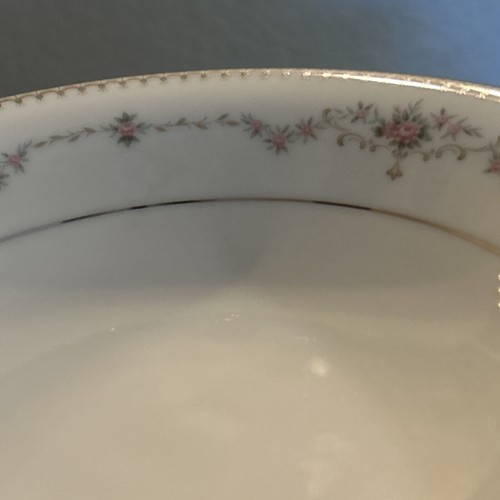 Vntg Noritake China Fairmont #6102 Soup Bowl w/platinum Trim- Japan Set Of 4 B2 - Picture 8 of 15