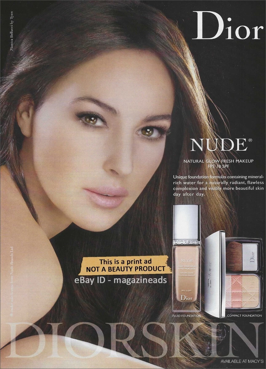 DIOR Beauté 1 page IMPRESSION PUBLICITAIRE printemps 2010 MONICA BELLUCCI beaux yeux visage