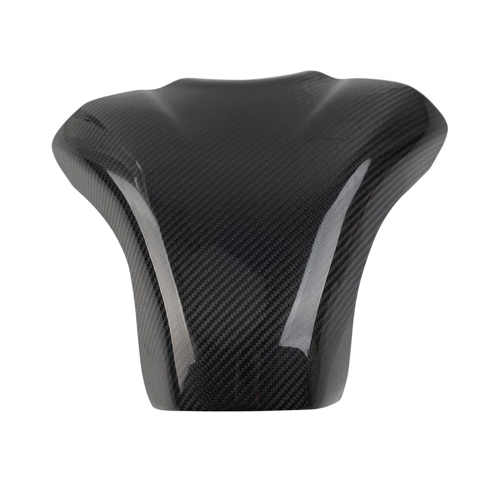 Protector de cubierta de tanque de gasolina apto para Suzuki GSXR1000 2017-2023 fibra de carbono negro Foto 3 de 4