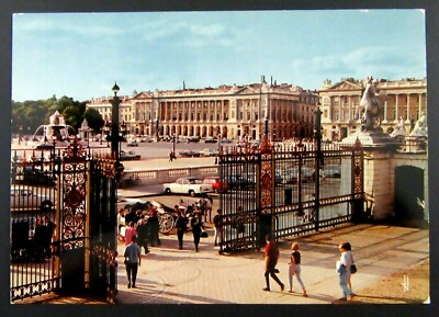 Vintage Postcard - Place De La Concorde PARIS FRANCE (Unposted)