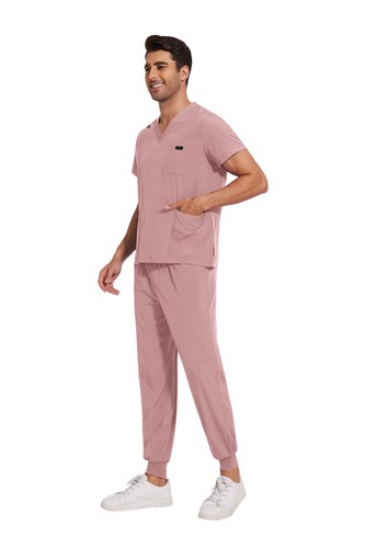 Unisex Jogger Scrub Set - Breathable Stretch Medical Uniform for Nurses Doctors - Picture 25 of 113