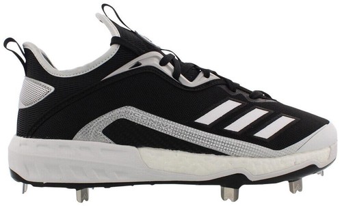 Adidas Boost Icon 6 Black & White OREO Metal Baseball Cleats  display picture 1