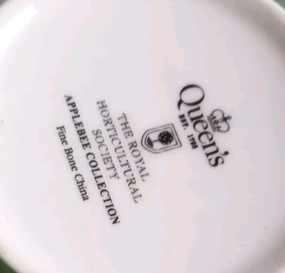 Queens Royal Horticultural Society RHS Applebee Collection Mug Cup