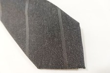 ALFANI ALFATECH LOUISE STRIPED CHARCOAL GRAY 3 INCH NECK TIE MENS NWT NEW