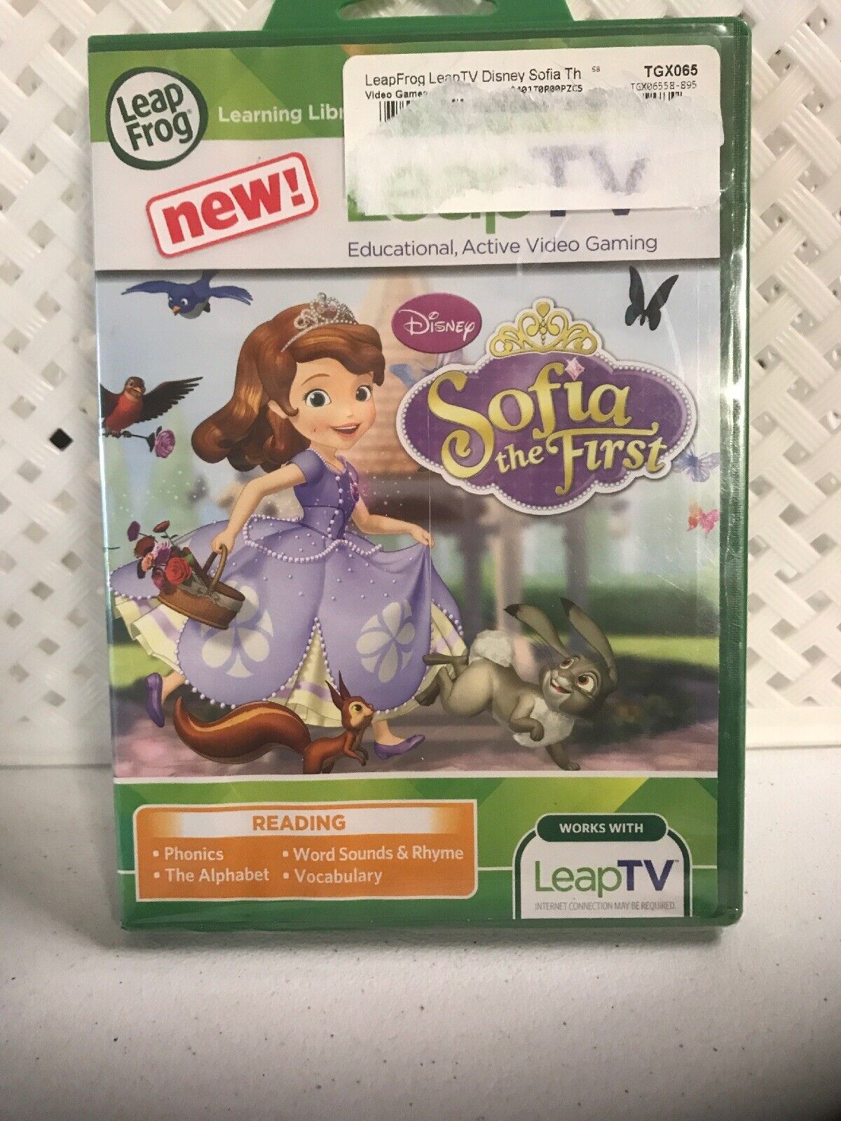 NEW LeapFrog LeapTV Sofia The First Reading Video Game Disney Kids | eBay