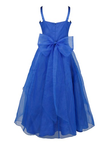 US Kids Girls Flower Princess Tutu Dress Pageant Wedding Formal Party Ball Gown - Picture 32 of 67
