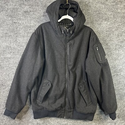 Vans Off The Wall Hooded Jacket Men’s XL Black Skateboarding