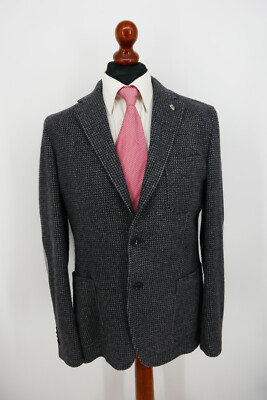 Paoloni Herbst Winter Sakko Gr.54 Schurwolle Black Label neuwertiger Zustand
