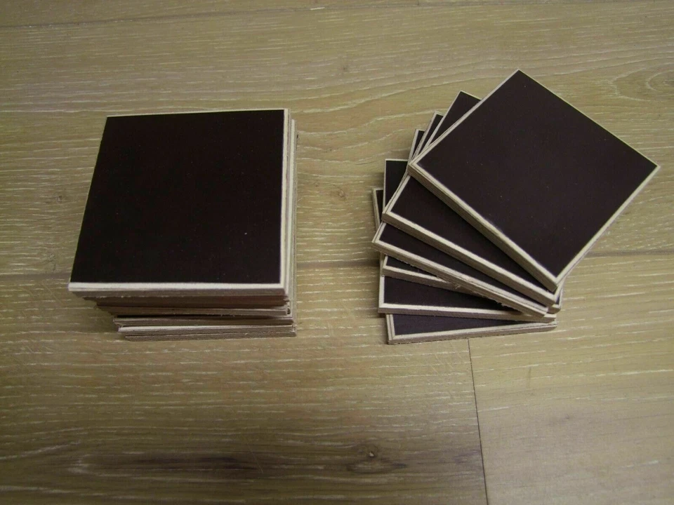 14Stk.Möbelfüße,Couchfüße,Möbelaufsetzer aus Siebdruck Sperrholz 12mm Neu. - Bild 3 von 4