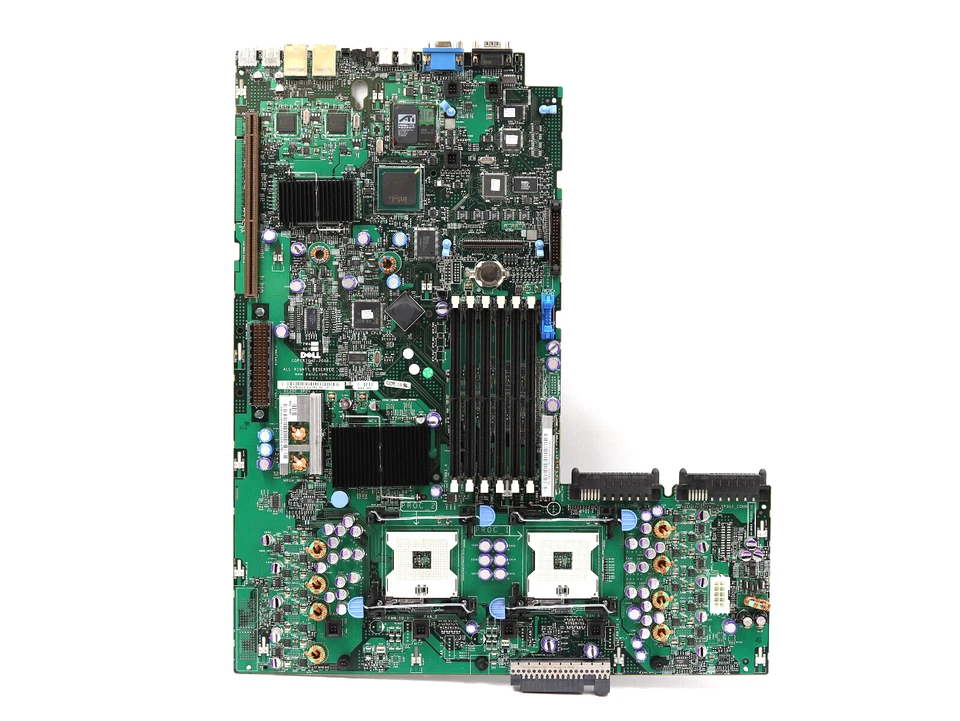 Dell PowerEdge 2800/2850 DDR2 Socket PGA604 Server Motherboard Dell P/N: 0NJ023 - Image 3 of 4