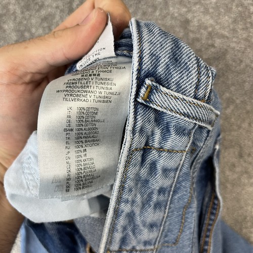 Diesel Womens Jeans Tapered Regular Fit Light Blue Denim Faded W33 L30 Original - 第 8/10 張圖片
