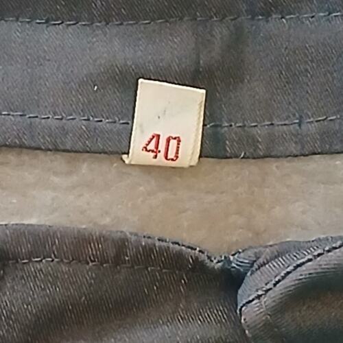 Gabardina vintage Larini Cravenette para hombre 40 marrón oscuro invierno forro con cremallera - Imagen 2 de 10