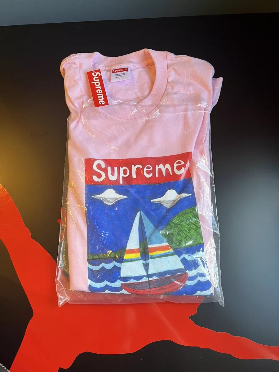 Supreme sailboat tee pink size large ss20