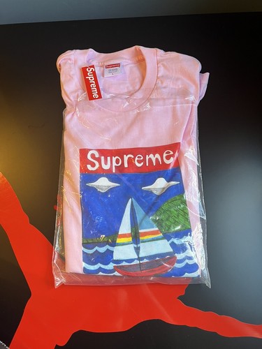 supreme sailboat tee pink