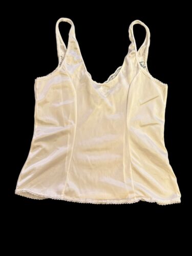 De Colección Estima Camisola Cami Sin Mangas Ribete de Encaje MUJER Top TALLA M Cami Tank - Imagen 2 de 7