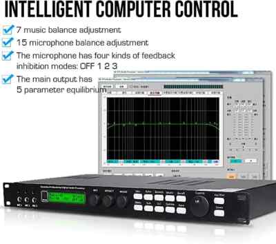 X5 Karaoke Professional Digital Audio Processor Can Set Via A PC