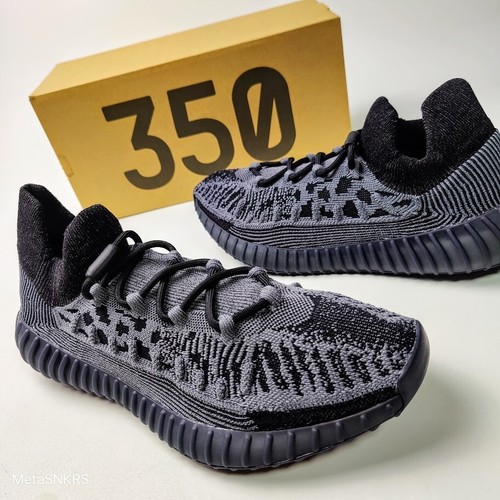 Adidas US 12 Men's Black Grey Slate Onyx Boost - Yeezy 350 V2 CMPCT - IG9606 New - Picture 17 of 24