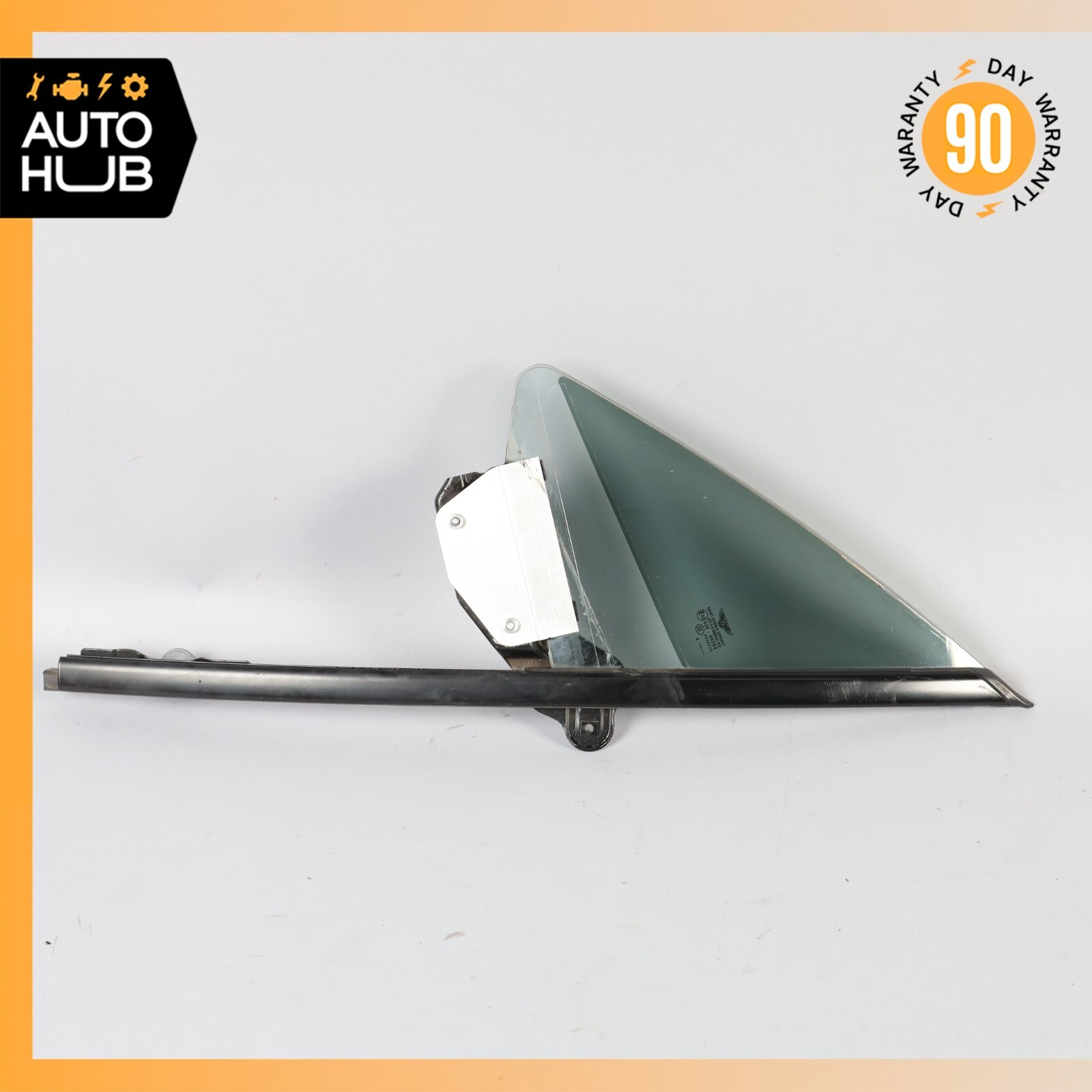 03-10 Bentley Continental GT Coupe Front Left Side Door Vent Window Glass OEM