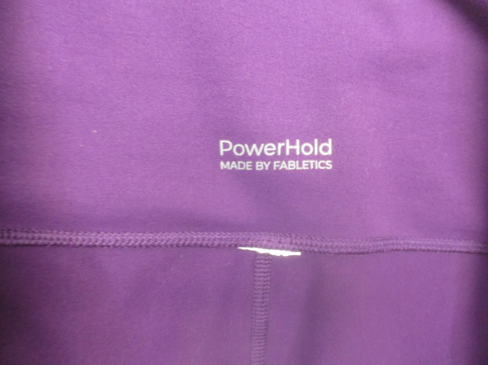 fabletics powerhold stretch pull on athletic crop leggings