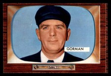 1955 Bowman Baseball #293 Thomas D. Gorman (Umpire) NM *j1