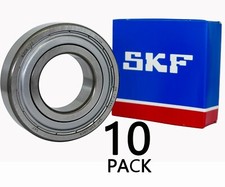 10PACK SKF 6206-2Z 30X62X16MM Double Metal Seal Bearings