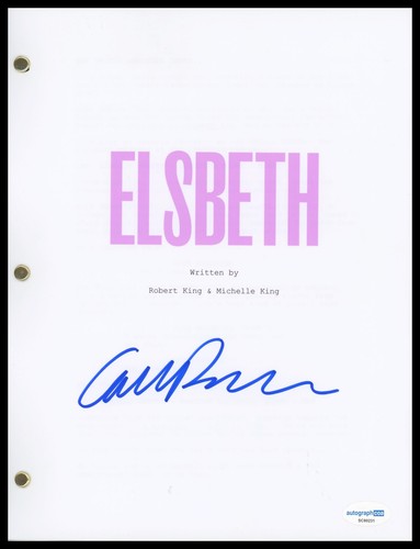 Carrie Preston "Elsbeth" AUTOGRAPH Signed Complete Pilot Episode Script ACOA