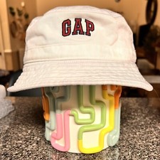 Y2K Gap Embroidered Logo Bucket Hat Size Large 10 Unisex Big Kids Nice Rare 